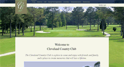 Desktop Screenshot of clevelandcountryclub.org